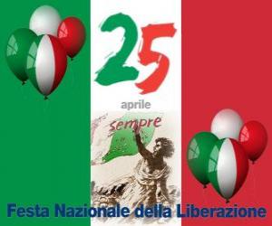 Puzzle Ημέρα Απελευθέρωσης, η ιταλική εθνική εορτή εορτάζεται στις 25 Απριλίου